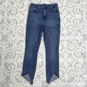 Good American Good Waist Blue Crop Jean‎ Ankle Cropped Jeans Size 4/27